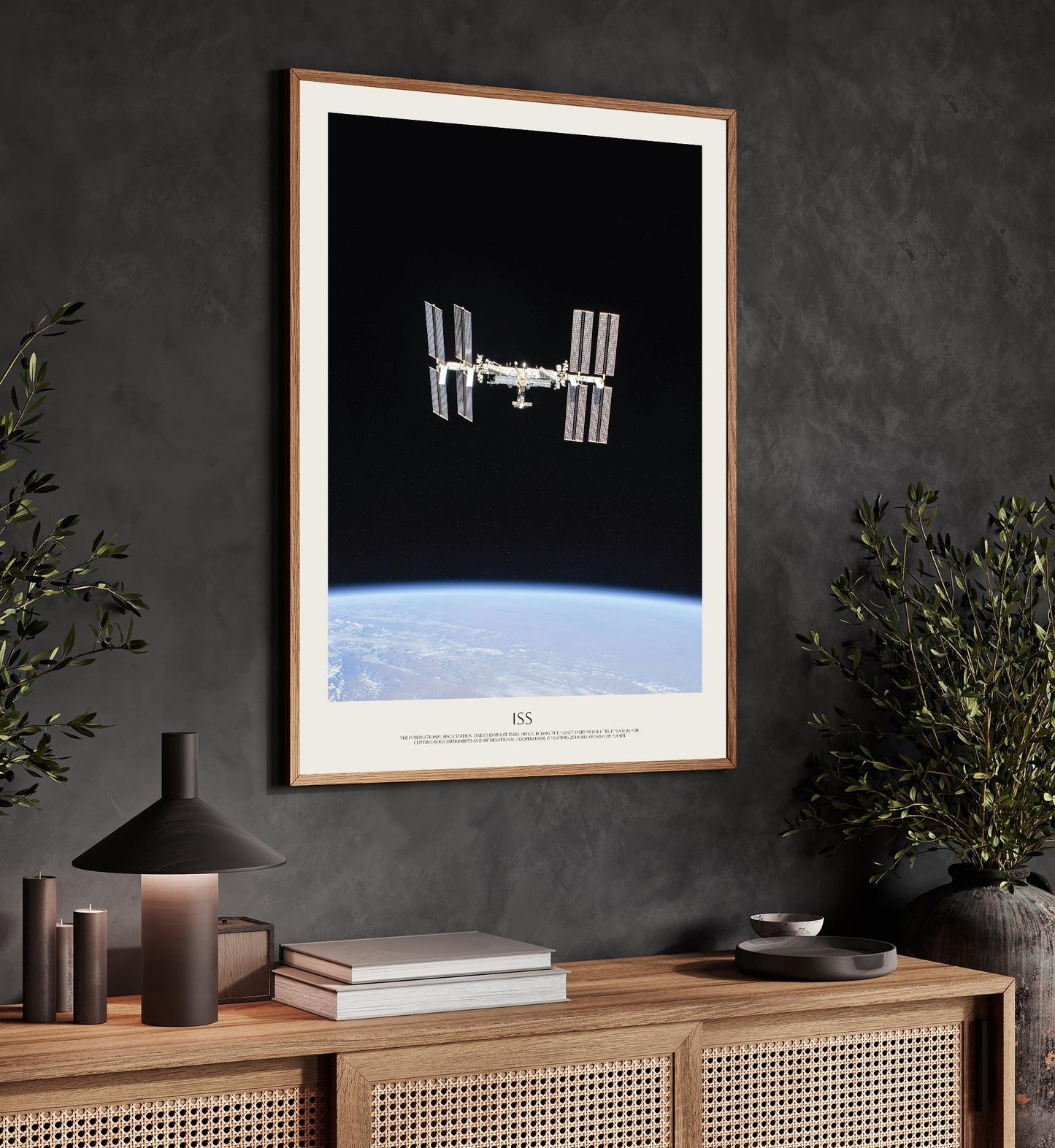 Iconic Photo of ISS International Space Station | ISS Poster with Story  | ISS View from Space | Space Exploration | Quality Space Wall Art